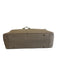 Quince Beige Leather Zip Detail Top Handle Side Pockets Duffle Bag Beige / Large