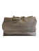 Quince Beige Leather Zip Detail Top Handle Side Pockets Duffle Bag Beige / Large