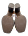 Sezane Shoe Size 37 Brown, Beige & Purple multi Leather Upper Suede Sandals Brown, Beige & Purple multi / 37
