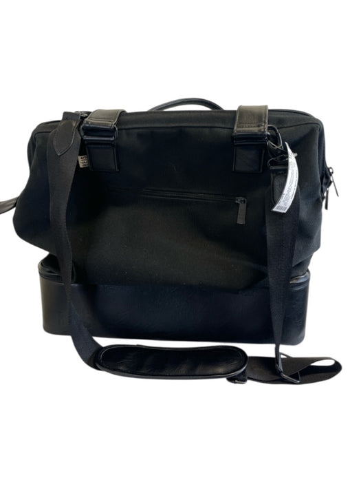 Beis Black Canvas Zip Close Multiple Pockets Multiple Straps Tote Bag Black / Mini