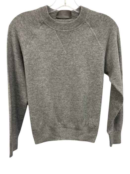 Everlane Size XS Gray Cashmere Long Sleeve Knit Crew Neck Heathered Sweater Gray / XS