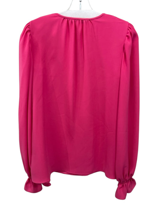 Trina Turk Size S Pink Polyester Tie Detail Top Pink / S