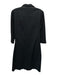 Lafayette 148 Size 5 Black Cotton & Nylon 3/4 Sleeve Embellished Pockets Dress Black / 5
