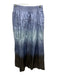 Vince Size 2 Blue & Multi Cotton & Polyester Elastic Waist Ombre Gathered Skirt Blue & Multi / 2