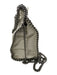 Stella McCartney White & Red Leather Chain Strap Embroidered Logo Bag White & Red / S