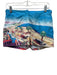 Orlebar Brown Size 6 Blue & Multi Polyester Zip & Button adjustable waist Shorts Blue & Multi / 6