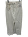 Blank NYC Size 30 White Cotton Maxi Front Zip Front Slit Skirt White / 30