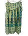 Love The Label Size L Green & Blue Cotton Sleeveless Below Knee Dress Green & Blue / L