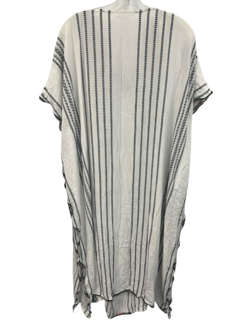 Pitusa Size One Size White, Black, Multi Viscose Rectangle Contrast Stitch Dress White, Black, Multi / One Size
