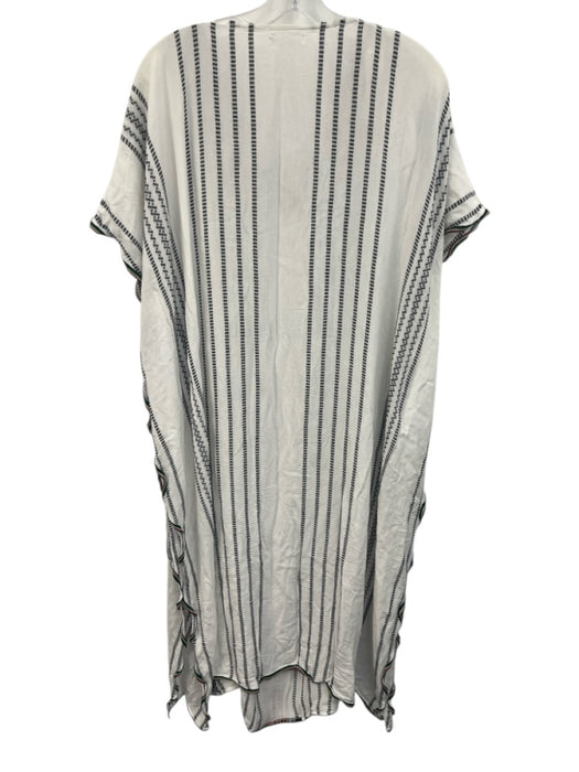Pitusa Size One Size White, Black, Multi Viscose Rectangle Contrast Stitch Dress White, Black, Multi / One Size