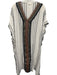 Pitusa Size One Size White, Black, Multi Viscose Rectangle Contrast Stitch Dress White, Black, Multi / One Size