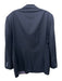 Miller Brothers Navy Blue Solid 2 Button Men's Blazer Navy Blue / Est L