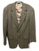 Miller Brothers Tan & Multi Plaid 2 Button Men's Blazer Tan & Multi / Est L