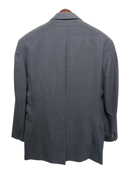 Miller Brothers Gray Wool Solid 2 Button Men's Suit Gray / 42R