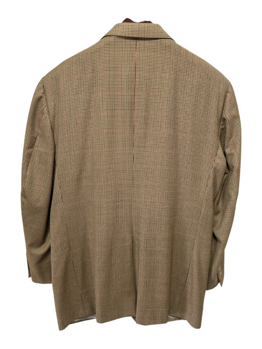 Miller Brothers Tan & Multi Plaid 2 Button Men's Blazer Tan & Multi / Est L
