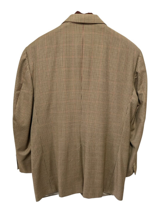Miller Brothers Tan & Multi Plaid 2 Button Men's Blazer Tan & Multi / Est L