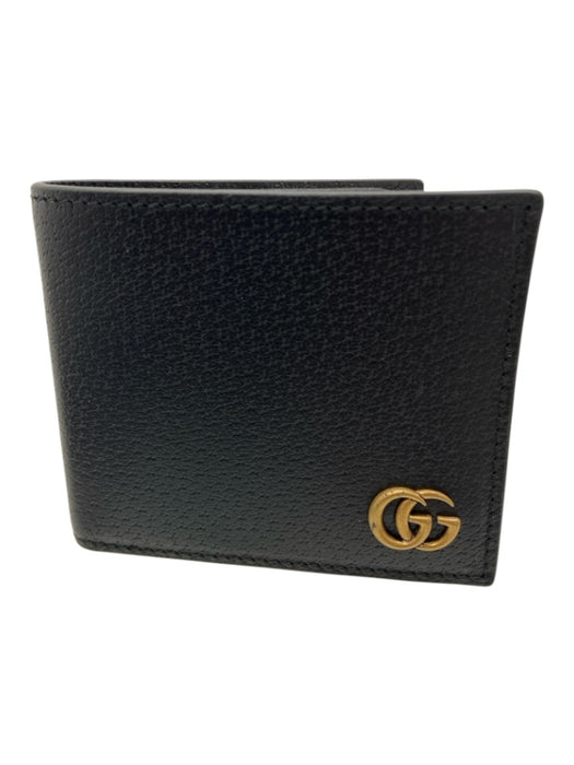 Gucci Black Leather Men's Wallet Black