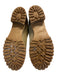 Prada Shoe Size 38 Taupe & Tan Suede Lug Sole Side Zip Buckle Mid Calf Boots Taupe & Tan / 38