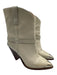 Isabel Marant Shoe Size 39 Seaform Green Blue Leather Upper Western Boots Seaform Green Blue / 39