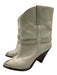 Isabel Marant Shoe Size 39 Seaform Green Blue Leather Upper Western Boots Seaform Green Blue / 39