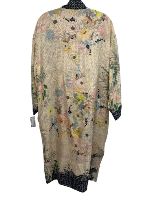 Johnny Was Size One Size Botanical Pockets Kimono Robe One Size