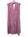 Ottod'Ame Size 0 Lilac Pink Cotton Button Down Sleeveless Midi Dress Lilac Pink / 0