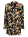 Alice + Olivia Size S Black, Green, Multi Floral Button Down Long Sleeve Top Black, Green, Multi / S