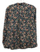 Isabel Marant Size S Navy, Red, Yellow Patch Pocket Floral Button Down Top Navy, Red, Yellow / S