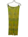Alexis Size XS Lime Green & Yellow Viscose Blend Button Closure Pant Set Lime Green & Yellow / XS