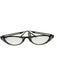 Hoet Eyewear Gunmetal Titanium 3D printed minimalist Cat Eye Glasses Gunmetal