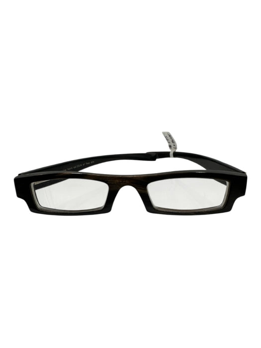 Theo Belgium Red Acetate Rectangle Glasses Red