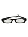 Theo Belgium Red Acetate Rectangle Glasses Red