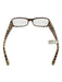 Alain Mikli Brown & Cream Acetate Checkered Rectangle Glasses Brown & Cream