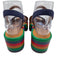 Clergerie Shoe Size 38.5 Blue & Multi Leather Colorblock Ankle Strap Sandals Blue & Multi / 38.5