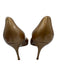 Manolo Blahnik Shoe Size 38.5 Gold Patent Leather Stiletto Pointed Toe Pumps Gold / 38.5
