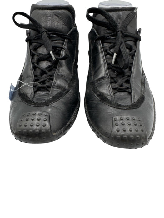 Dior Shoe Size 38 Black Leather Lace Up Detail Low Sneakers Black / 38