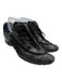 Dior Shoe Size 38 Black Leather Lace Up Detail Low Sneakers Black / 38