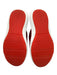 Clergerie Shoe Size 37 Red & White Leather Slide Platform Sandals Red & White / 37