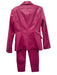 Milly Size 4 / 27 Hot pink PU Leather Tapered Double Breasted Blazer Pant Set Hot pink / 4 / 27