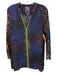 Johnny Was Size S Purple, Blue, Green Embroidered Abstract Long Sleeve Tunic Top Purple, Blue, Green / S