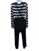 Ulla Johnson Size 8 Black Rayon High Rise Drop Crotch removable suspender Pants Black / 8