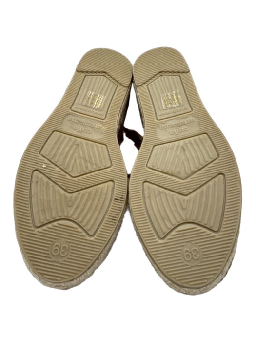 Free People Shoe Size 39 tan brown & pink Leather Upper Suede Fringe Flatform tan brown & pink / 39