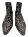 Pedro Garcia Shoe Size 39 Black, Brown, Cream Leather Upper Elastic Side Booties Black, Brown, Cream / 39