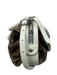 Joy Gryson Taupe & Cream Leather Braided Handle Buckle Detail Shoulder Bag Taupe & Cream / M