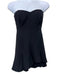 Cinq a Sept Size 14 Black Triacetate Blend built in corset Flounce Hem Dress Black / 14