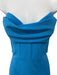 Rebecca Vallance Size 6 Blue Polyester Slit Strapless Sweetheart Neckline Gown Blue / 6