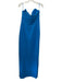 Rebecca Vallance Size 6 Blue Polyester Slit Strapless Sweetheart Neckline Gown Blue / 6