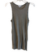 James Perse Size 3 Grey Linen & Cotton Distressed Sleeveless Round Neck Top Grey / 3