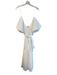 ASTR The Label Size Small White Polyester Blend Short Puff Sleeve Back Tie Dress White / Small