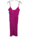 House of CB Size Medium Hot pink Polyamide Blend Spaghetti Strap Lace Trim Dress Hot pink / Medium
